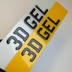 3D Gel - SHOW PLATE ANY TEXT