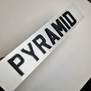 King Pyramid Plate - SHOW PLATE ANY TEXT