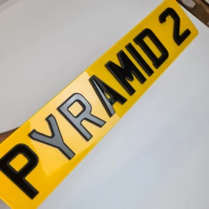 Pyramid 2 Plate - SHOW PLATE ANY TEXT