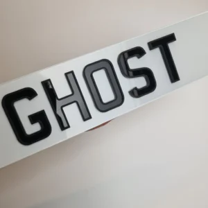Ghost Plate - SHOW PLATE ANY TEXT